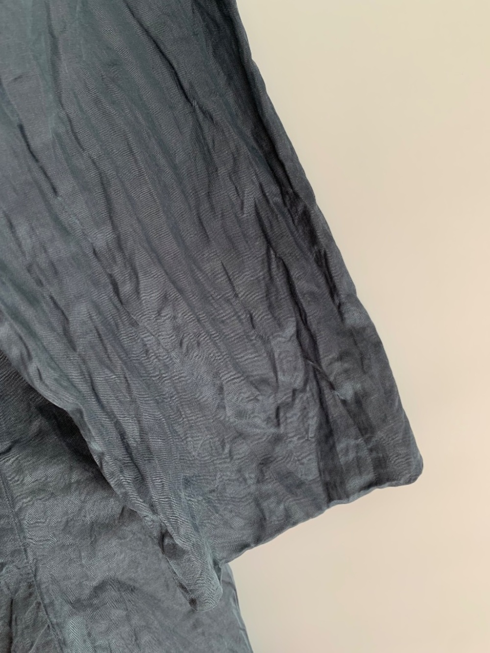 Eileen Fisher Women's Organic Cotton Satin Steel Coast Duster Jacket Size PM - Picture 4 of 14